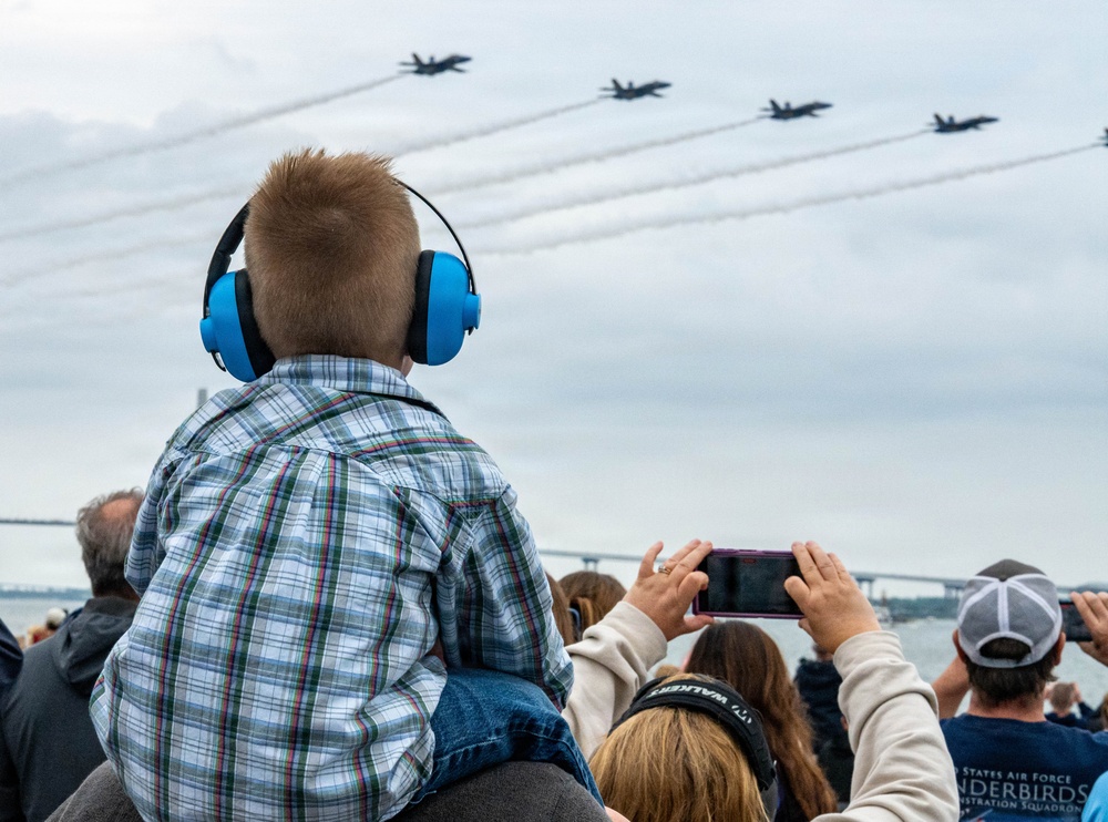 U.S. Navy Blue Angels practice for 2026 Charleston Airshow