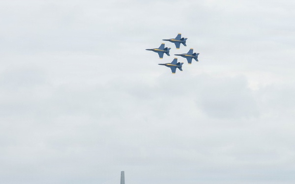 U.S. Navy Blue Angels practice for 2026 Charleston Airshow