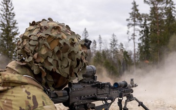 U.S. Soldiers Conduct Live-Fire Exercise in Latvia