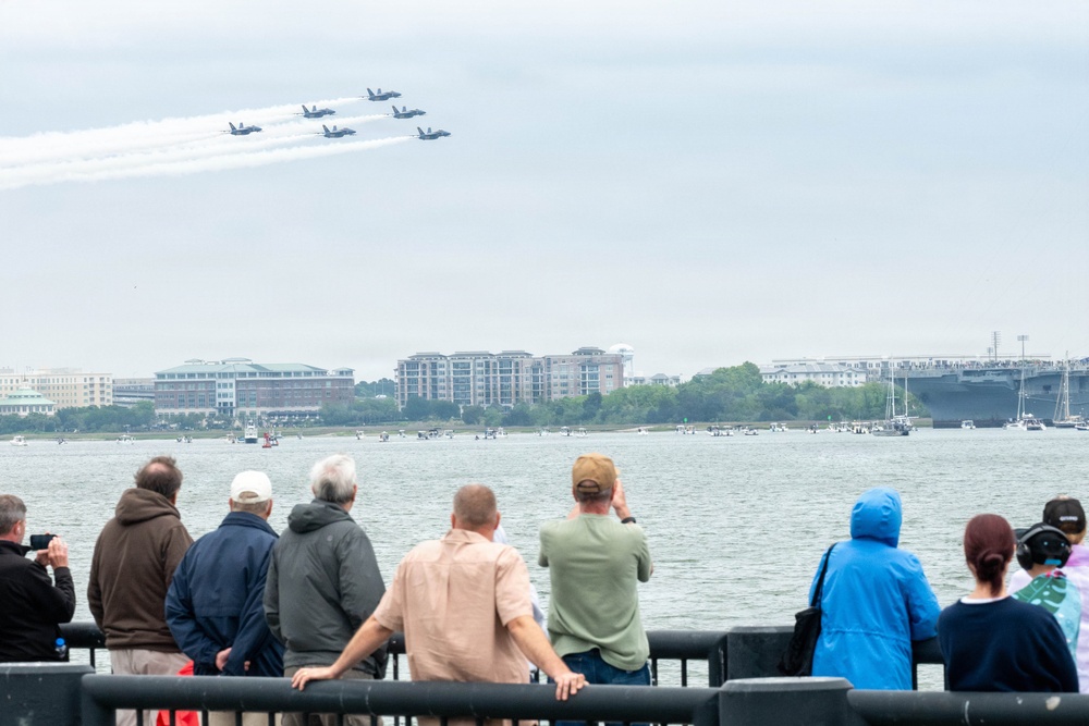 U.S. Navy Blue Angels practice for 2026 Charleston Airshow