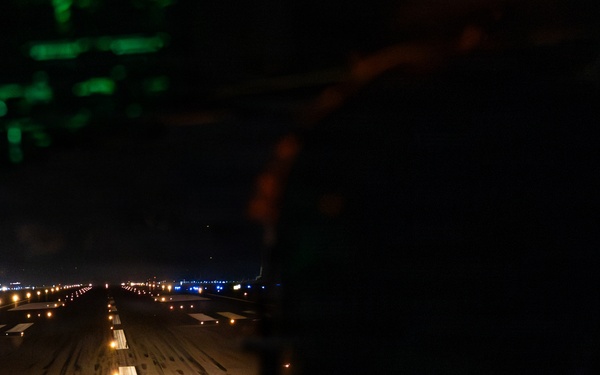 C-17 Globemaster III performs cargo operations within the CENTCOM AOR