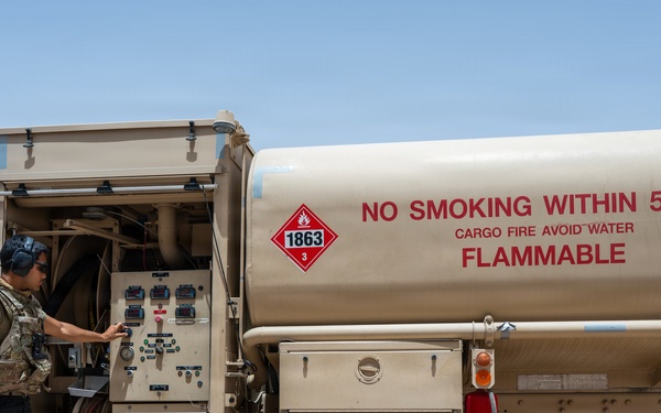 C-17 Globemaster III performs cargo operations within the CENTCOM AOR