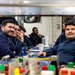 Sailors on Deployment Watch the Superbowl