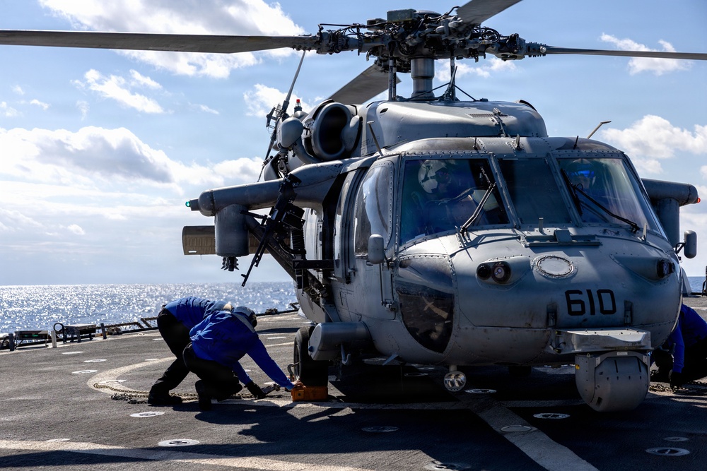 Flight Deck Operations in the Atlantic Ocean