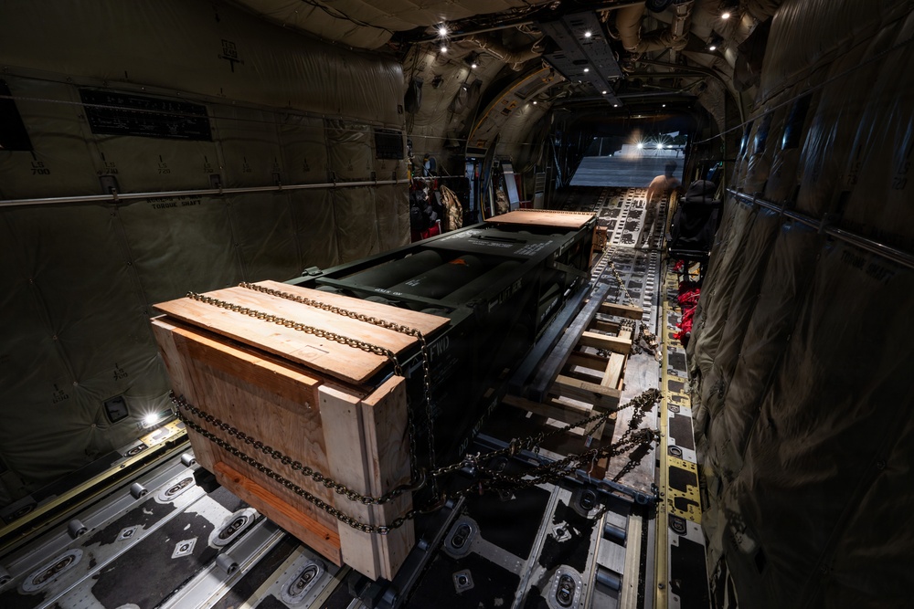 Balikatan 2026: 317th AW, USARPAC airlift HIMARS missile pod to Palawan, Philippines
