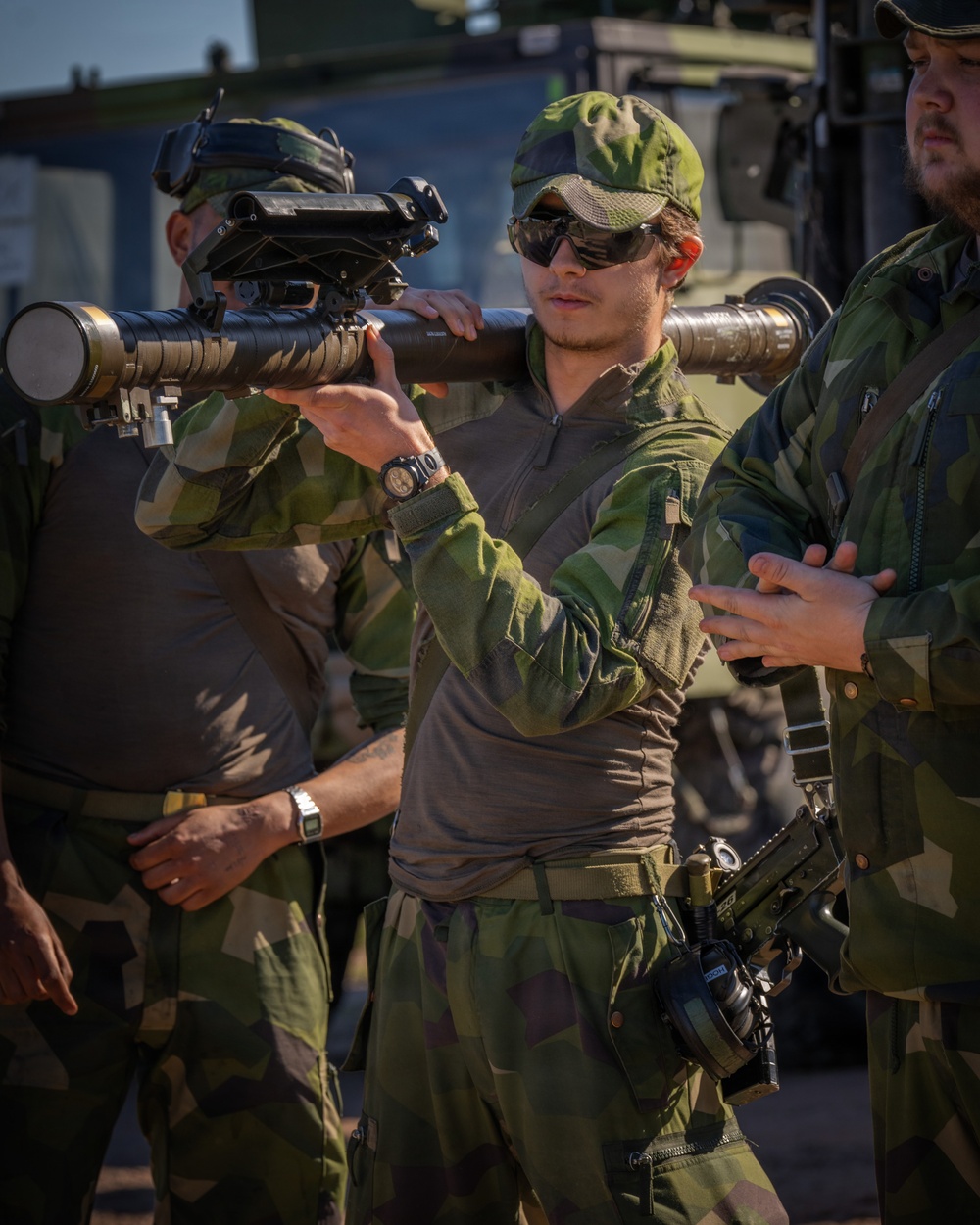 Swedish Armed Forces train on Avenger Air Defense System