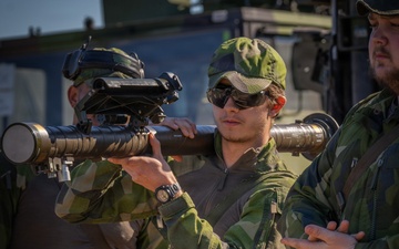 Swedish Armed Forces train on Avenger Air Defense System