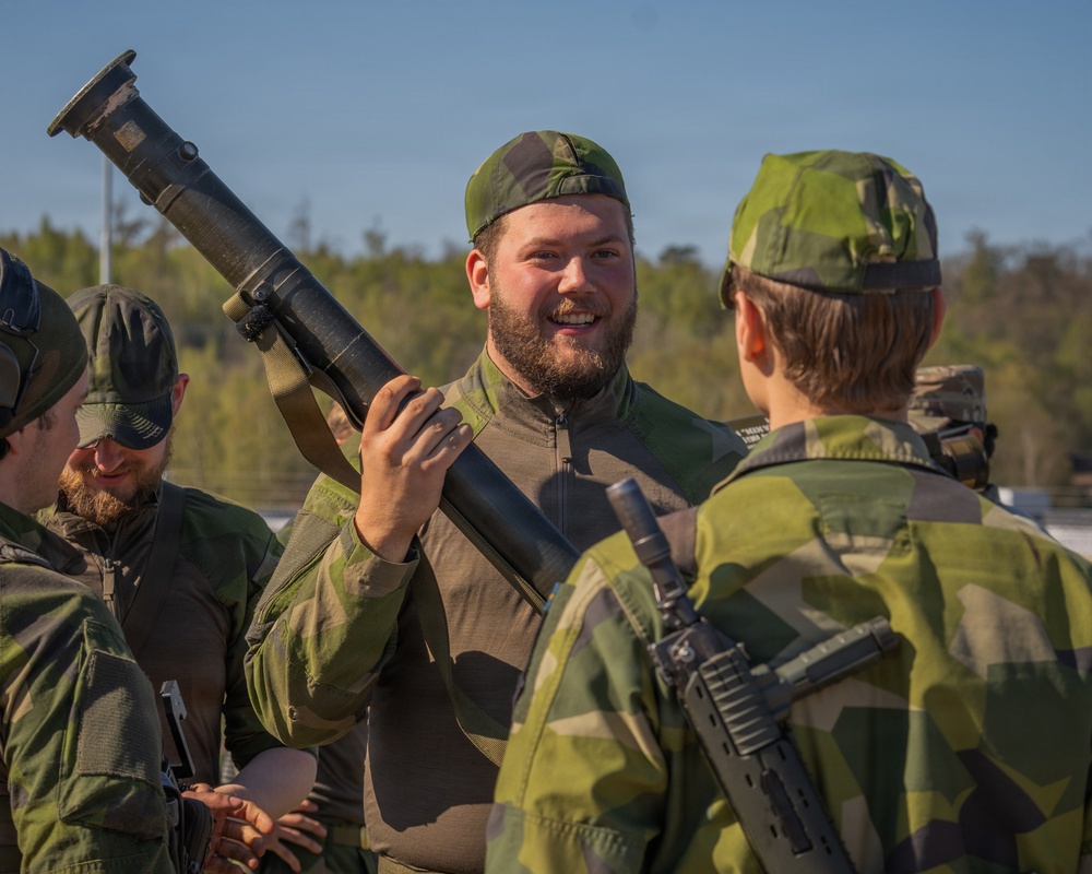 Swedish Armed Forces train on Avenger Air Defense System