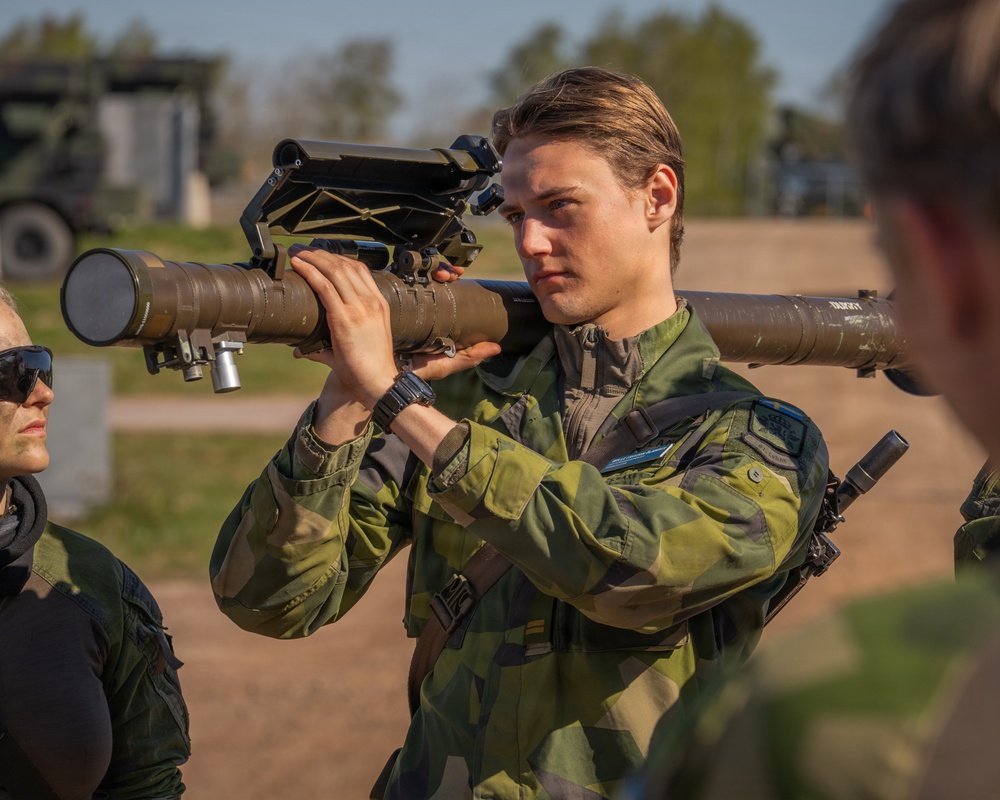 Swedish Armed Forces train on Avenger Air Defense System