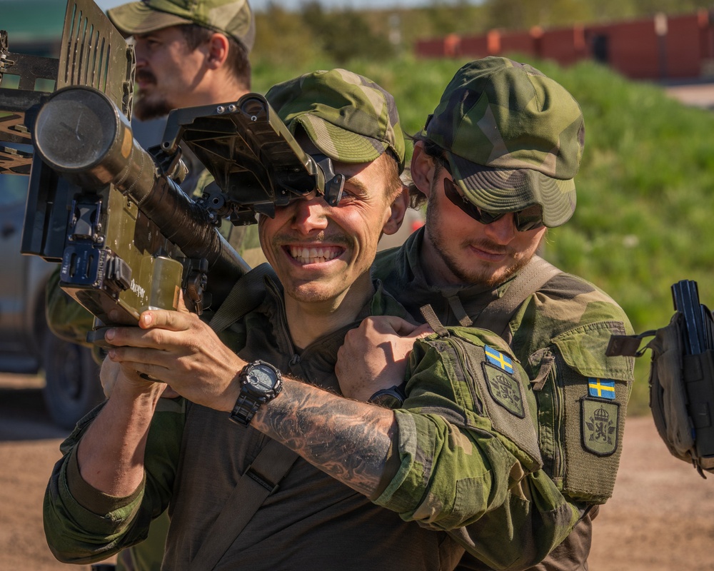Swedish Armed Forces train on Avenger Air Defense System