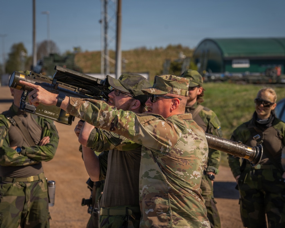 Swedish Armed Forces train on Avenger Air Defense System