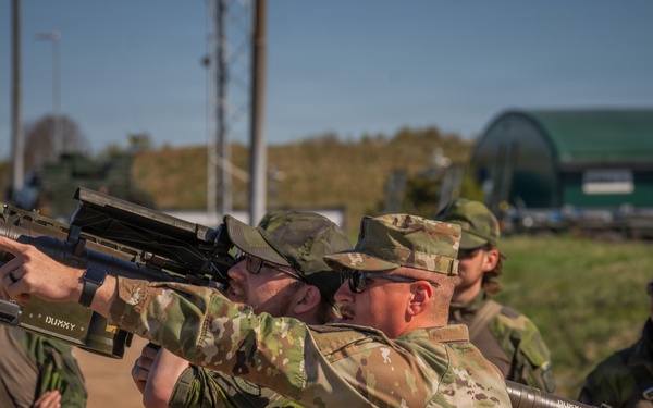 Swedish Armed Forces train on Avenger Air Defense System