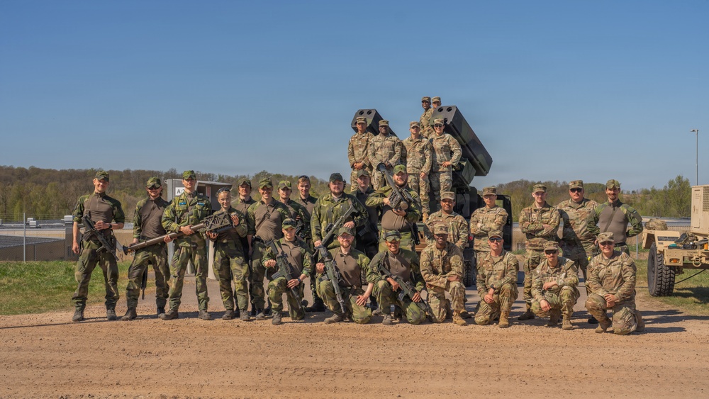 Swedish Armed Forces train on Avenger Air Defense System