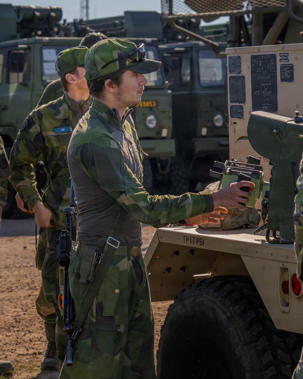Swedish Armed Forces train on Avenger Air Defense System