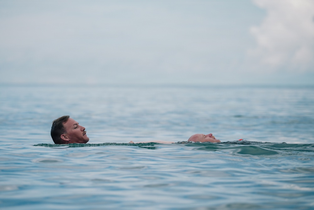 22nd MEU (SOC) | India Co. Open Water Swim Rescues