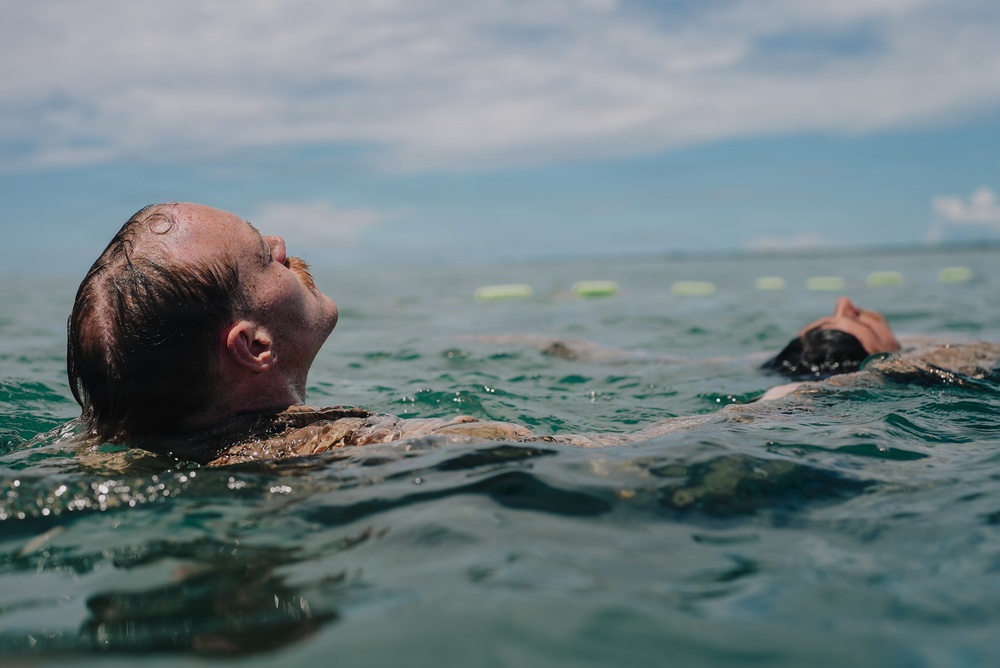 22nd MEU (SOC) | India Co. Open Water Swim Rescues