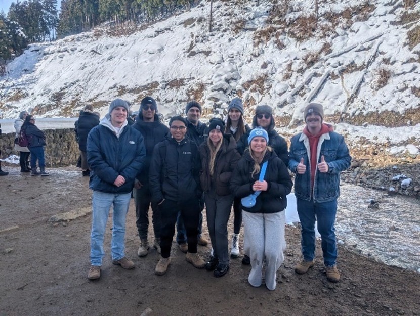 BIAC members visit the Jigokudani Valley Monkey Park in Nagano, Japan.