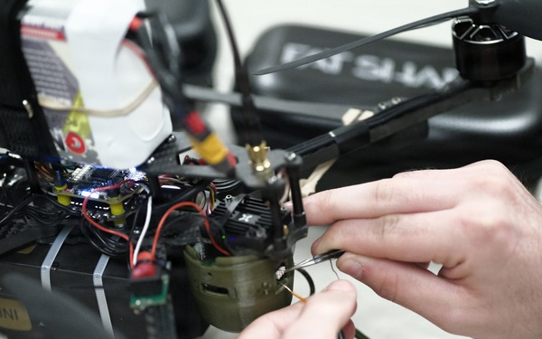 Soldiers of D-Co, 1BEB launch the Diehard One-Way Strike Drone Experimentation Series