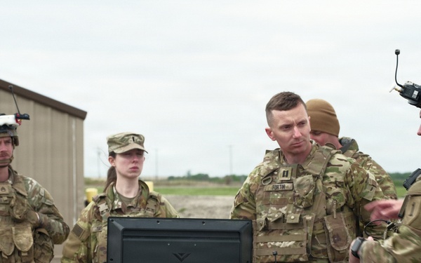 Soldiers of D-Co, 1BEB launch the Diehard One-Way Strike Drone Experimentation Series