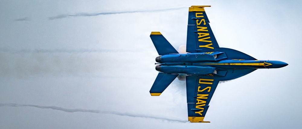 U.S. Navy Blue Angels practice for the 2026 Charleston Airshow