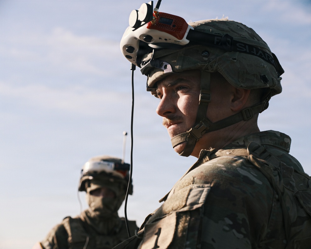 Soldiers of D-Co, 1BEB launch the Diehard One-Way Strike Drone Experimentation Series