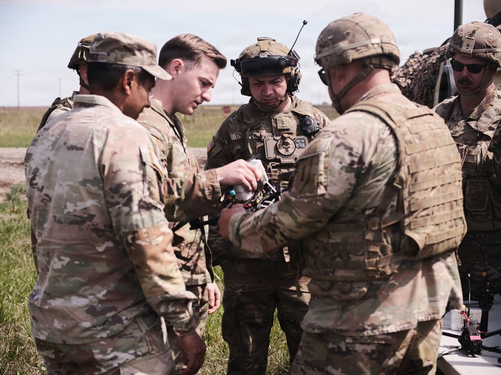 Soldiers of D-Co, 1BEB launch the Diehard One-Way Strike Drone Experimentation Series