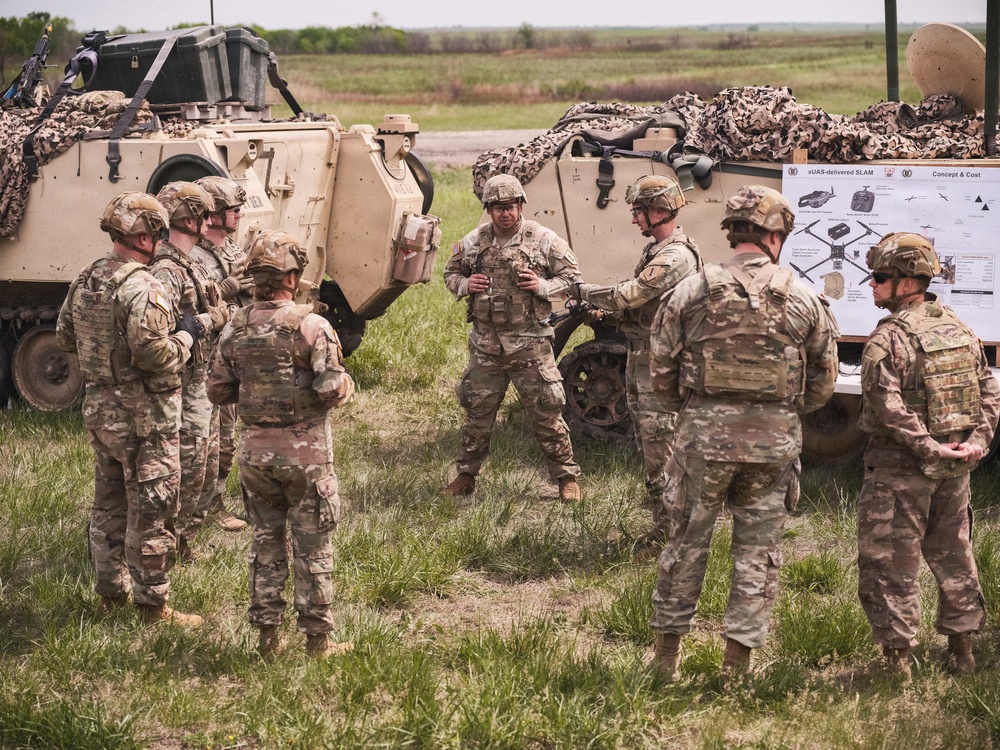 Soldiers of D-Co, 1BEB launch the Diehard One-Way Strike Drone Experimentation Series