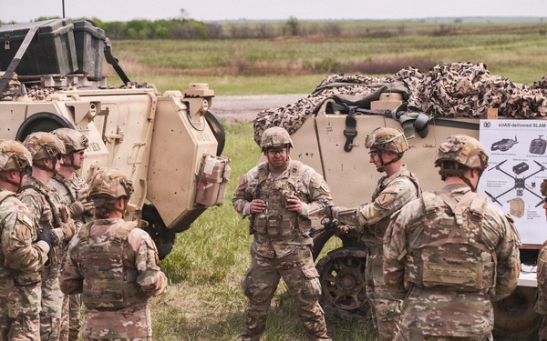 Soldiers of D-Co, 1BEB launch the Diehard One-Way Strike Drone Experimentation Series
