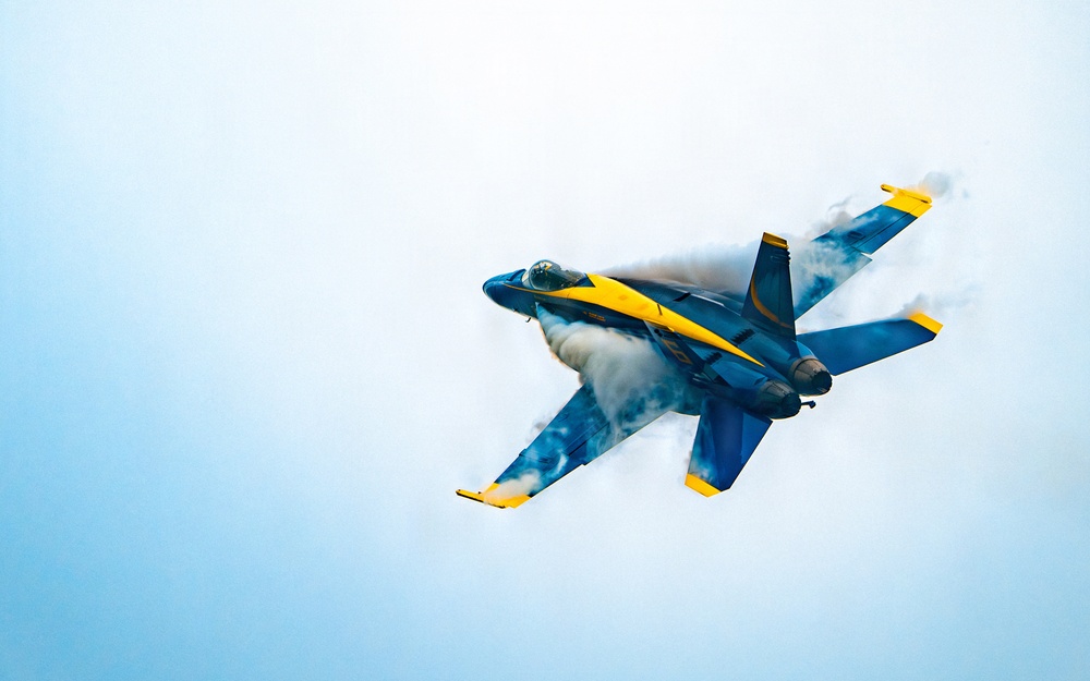 U.S. Navy Blue Angels practice for the 2026 Charleston Airshow