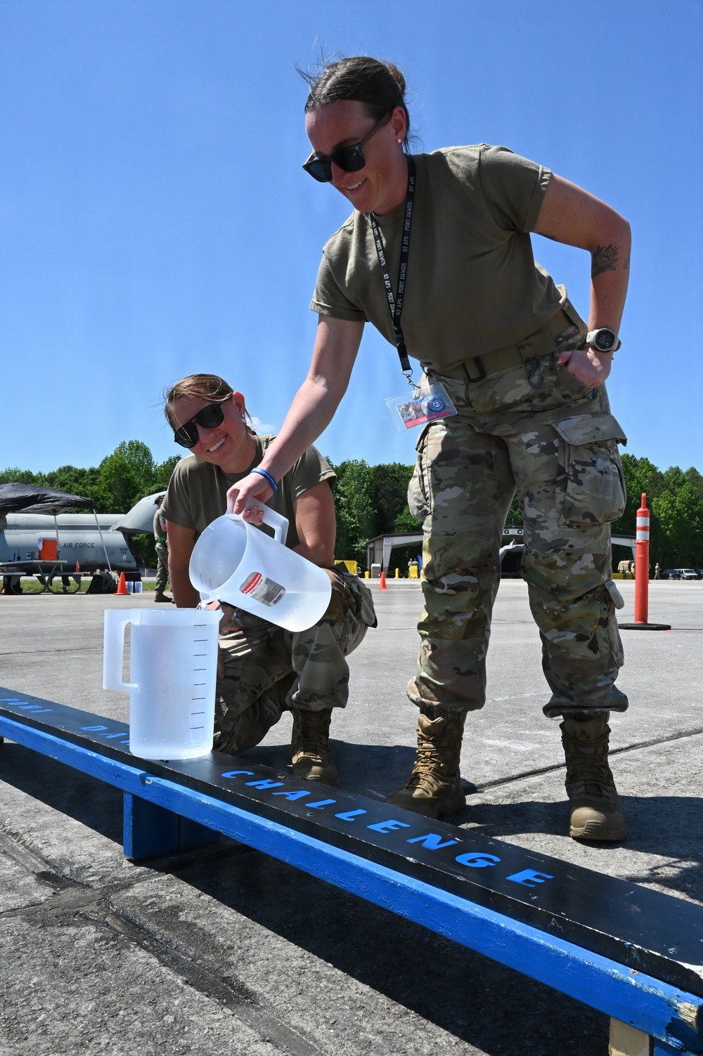 Behind the Competition: 67th APS Airmen power Port Dawg Challenge from the sidelines