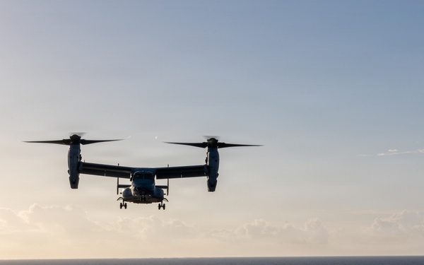 22nd MEU (SOC) | Flight Operations aboard USS Iwo Jima