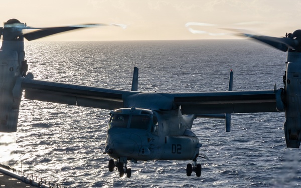 22nd MEU (SOC) | Flight Operations aboard USS Iwo Jima