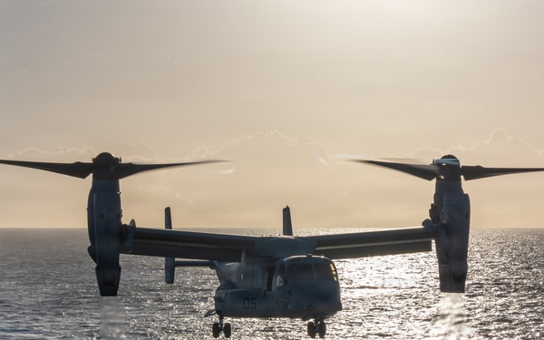 22nd MEU (SOC) | Flight Operations aboard USS Iwo Jima