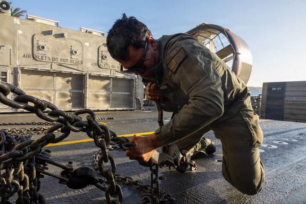 USS Portland Sailors Conduct Routine Operations