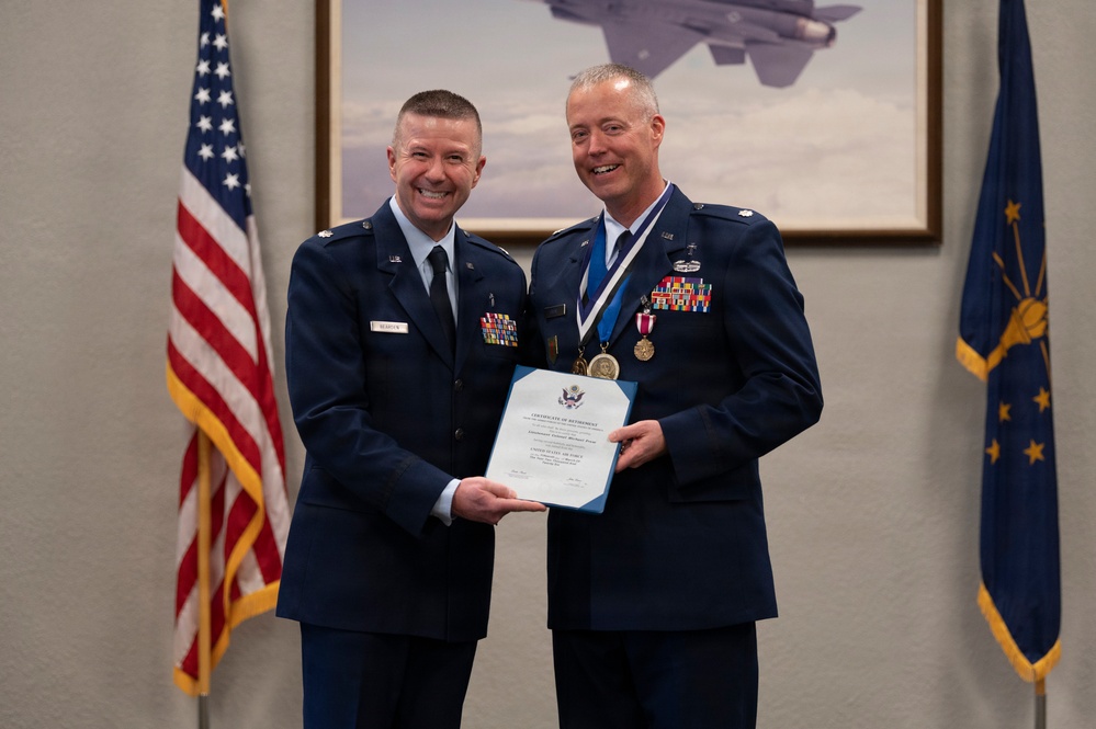 Lt. Col. Michael Frese Retires as 122nd Fighter Wing Chaplain