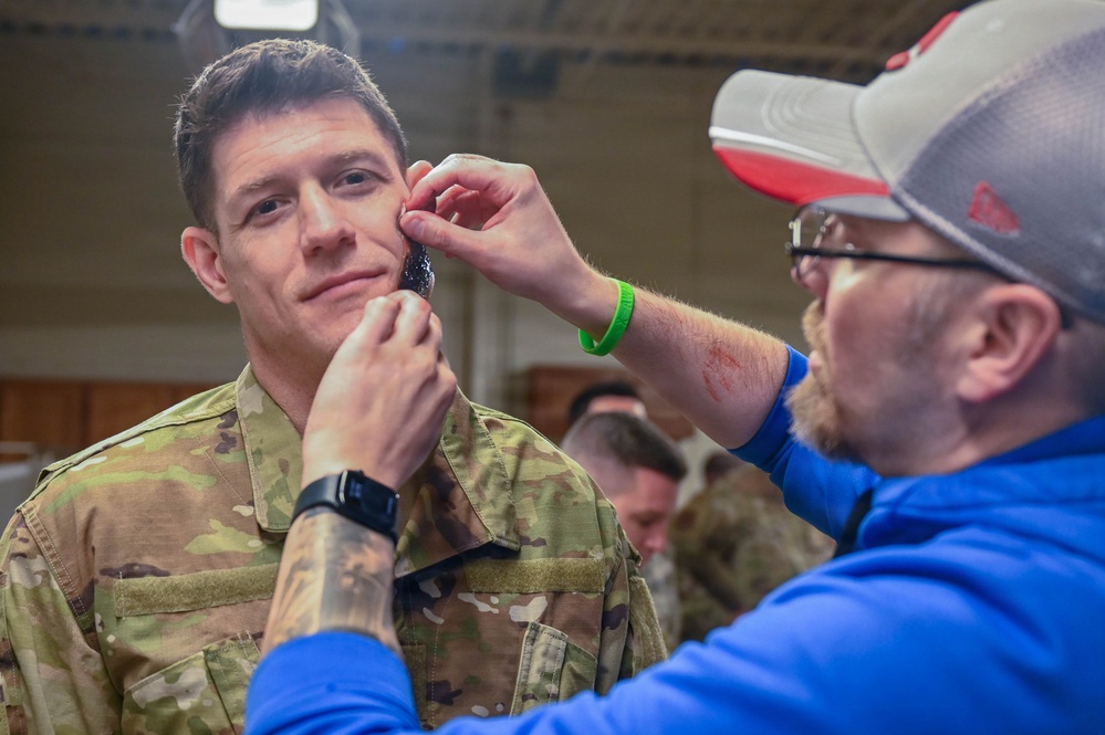 Moulage Rouge: USAF School of Aerospace Medicine brings 178th Wing TCCC training to life