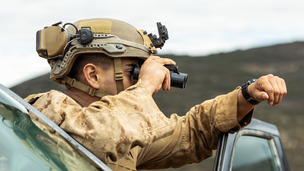 JTF-SB Marines and Sailors patrol along Southern Border