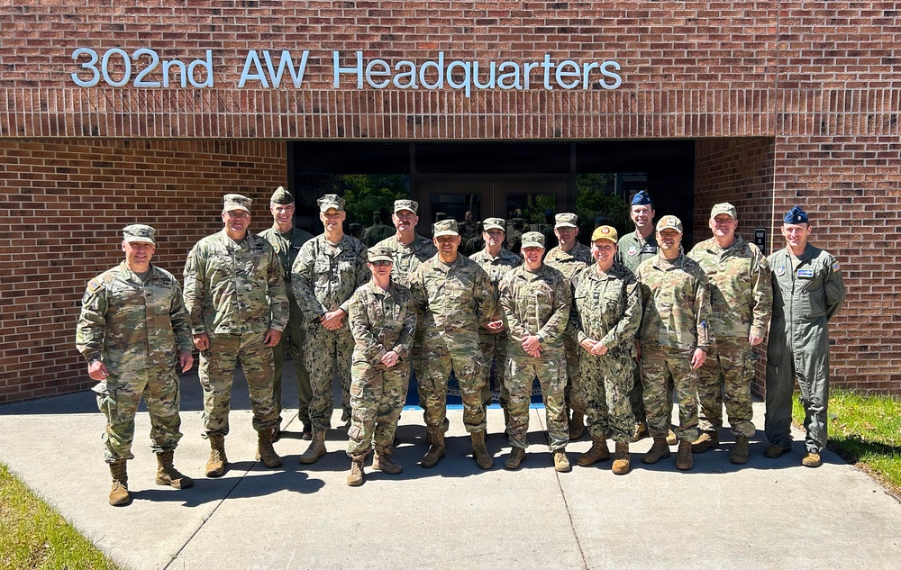 FEMA Region 8 Emergency Preparedness Liaison Officers Visit the 302d Airlift Wing