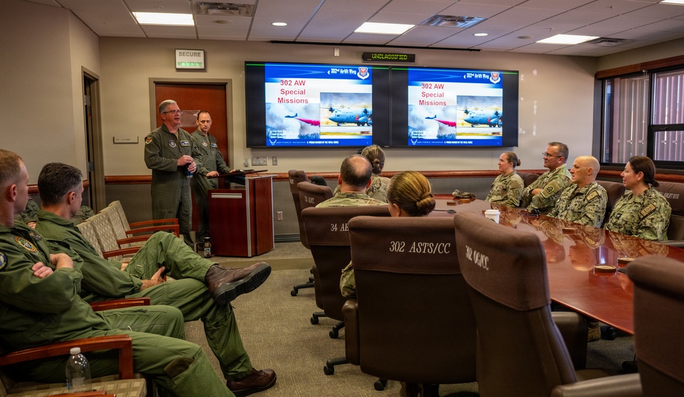 FEMA Region 8 Emergency Preparedness Liaison Officers Visit the 302d Airlift Wing