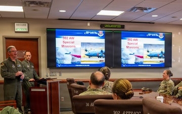 FEMA Region 8 Emergency Preparedness Liaison Officers Visit the 302d Airlift Wing