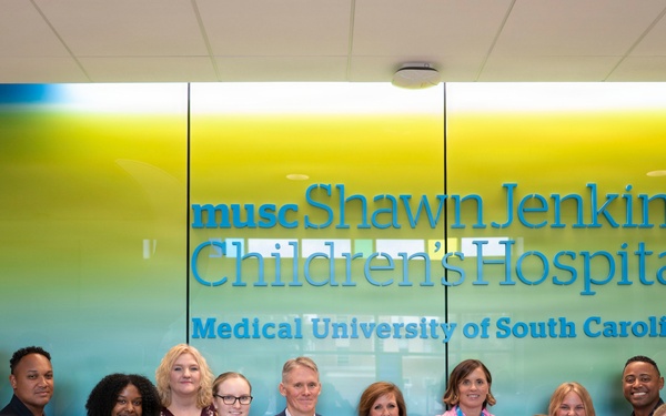 U.S. Navy Blue Angels visit MUSC Shawn Jenkins Children's Hospital