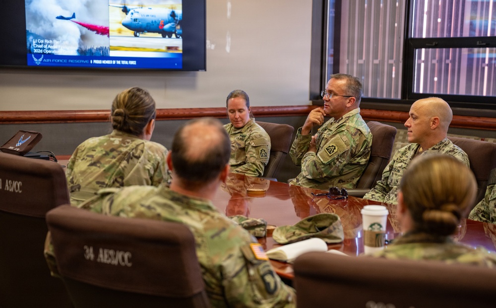FEMA Region 8 Emergency Preparedness Liaison Officers Visit the 302d Airlift Wing