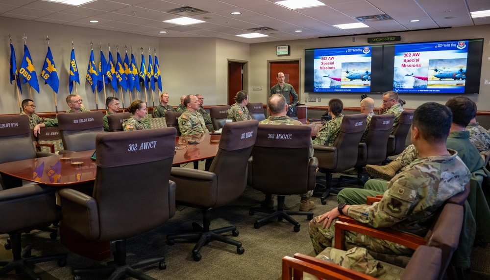 FEMA Region 8 Emergency Preparedness Liaison Officers Visit the 302d Airlift Wing