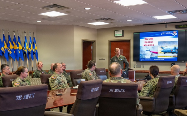FEMA Region 8 Emergency Preparedness Liaison Officers Visit the 302d Airlift Wing