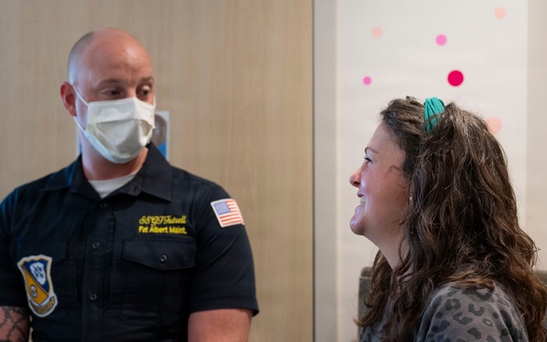 U.S. Navy Blue Angels visit MUSC Shawn Jenkins Children's Hospital