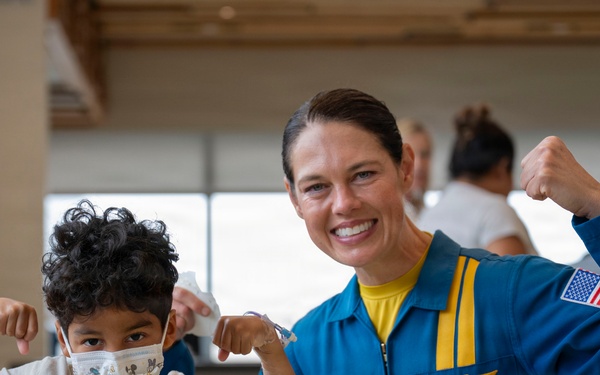 U.S. Navy Blue Angels visit MUSC Shawn Jenkins Children's Hospital