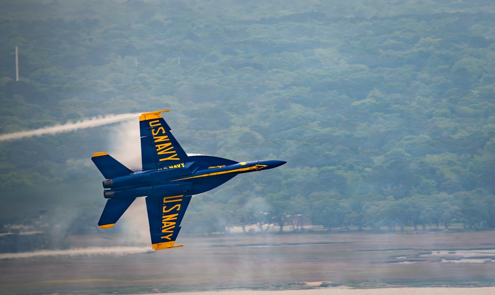 U.S. Navy Blue Angels practice for 2026 Charleston Airshow
