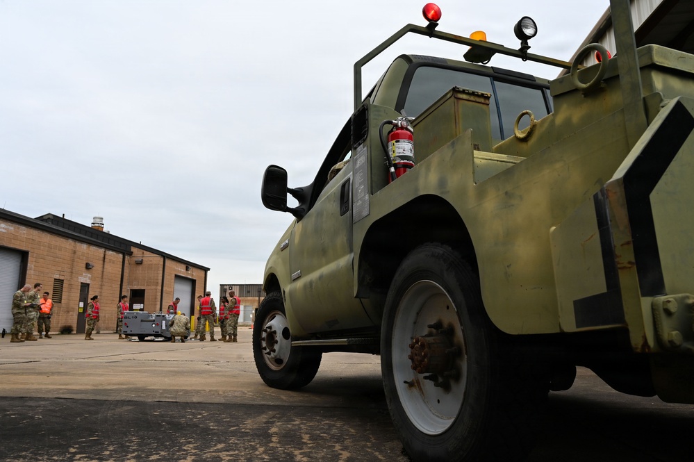187th Fighter Wing members conduct combat readiness exercise