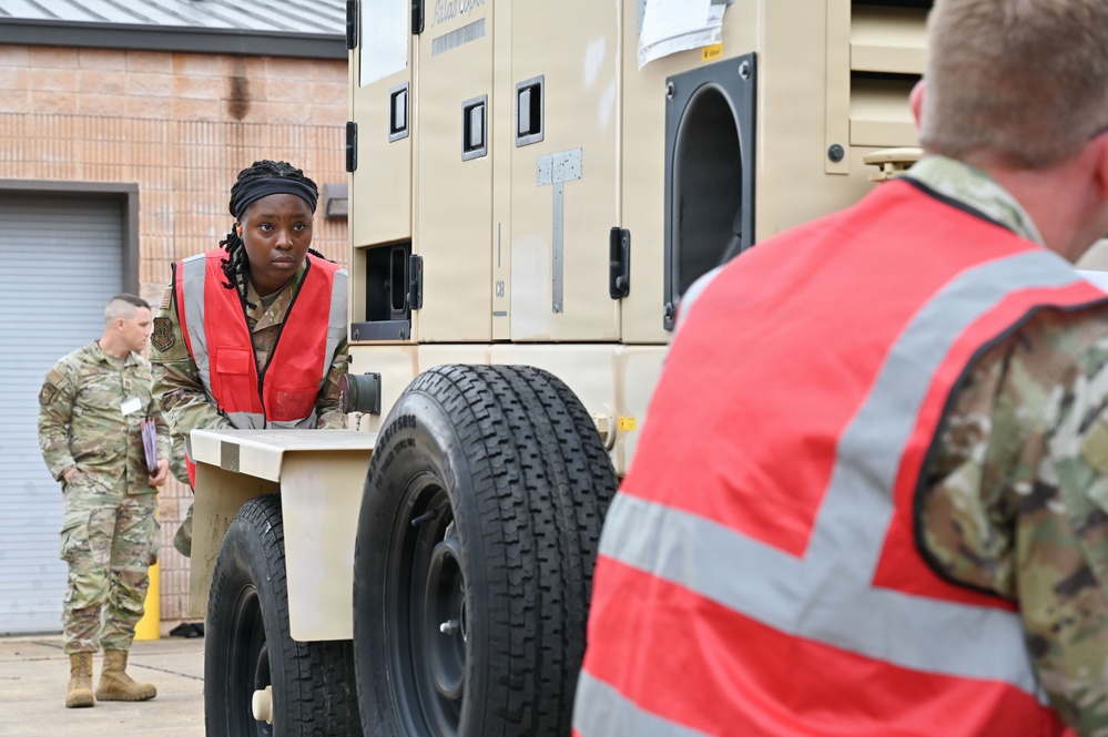187th Fighter Wing members conduct combat readiness exercise