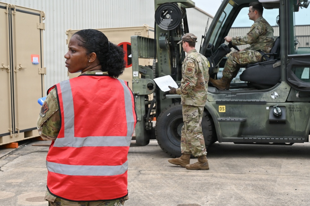 187th Fighter Wing members conduct combat readiness exercise